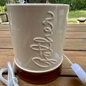 Yankee Candle Scenterpiece Gather Fall Thanksgiving Electric Glowing Wax Warmer